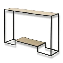 CALICOSY - Sidetable - Eikenhouten decor - 80x120x