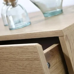 CALICOSY - Sidetable - Eikenhouten decor - 73x120x29.5 cm