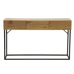 CALICOSY - Sidetable - Eikenhouten decor - 73x120x29.5 cm