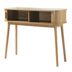 CALICOSY - Sidetable ERNEST - Licht hout - 80,5x100x35 cm