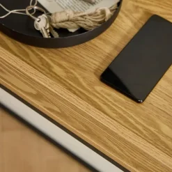 CALICOSY - Sidetable JESSIE - Licht hout - 90x100x30 cm