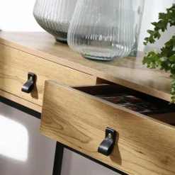 CALICOSY - Sidetable JILL - Licht hout - 80.5x100.3x35.3 cm