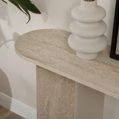 CALICOSY - Sidetable SIRA - Travertijn - 75x150x35 cm