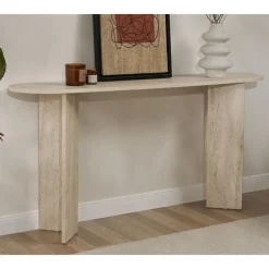 CALICOSY - Sidetable SIRA - Travertijn - 75x150x35 cm