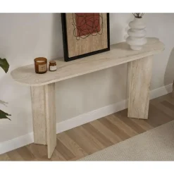 CALICOSY - Sidetable SIRA - Travertijn - 75x150x35 cm