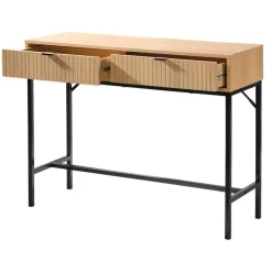 CALICOSY - Sidetable TARA - Licht hout - 80x100x35 cm