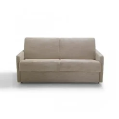 CALICOSY - Slaapbank COSENZA - Ecru - 87x175x100 cm