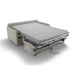 CALICOSY - Slaapbank COSENZA - Ecru - 87x175x100 cm