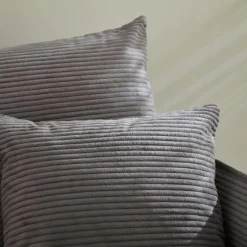 CALICOSY - Slaapbank MIRA - Antraciet grijs - 90x185x104 cm