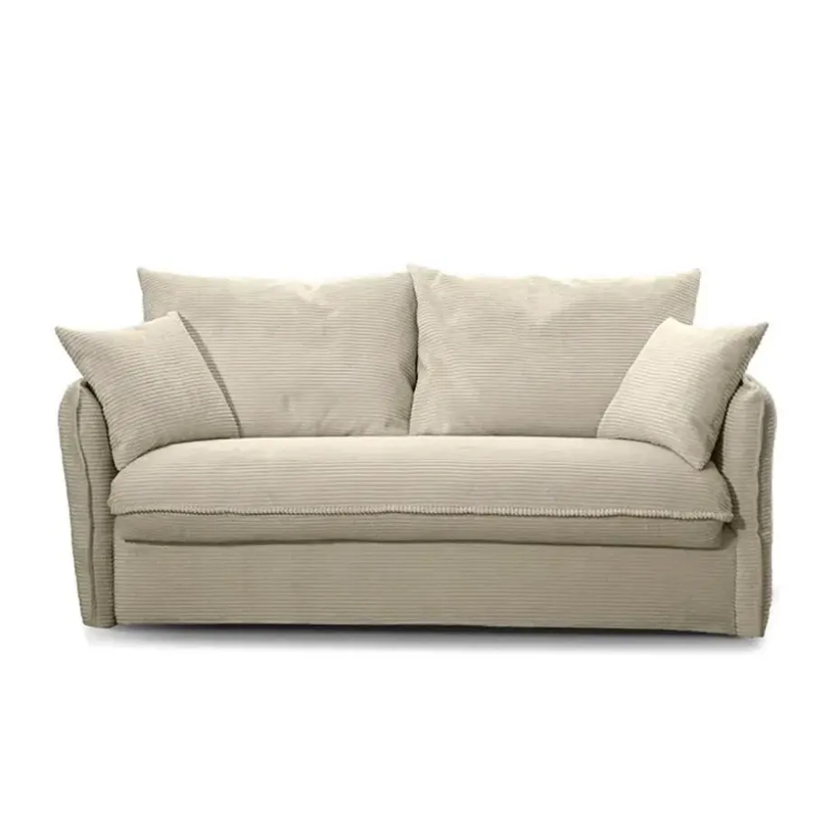 CALICOSY - Slaapbank MIRA - Ecru - 90x185x104 cm