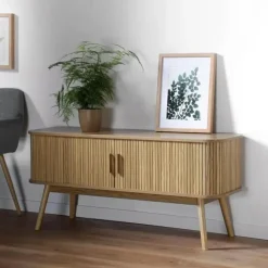 CALICOSY - TV-Meubel ERNEST - Licht hout - 55x119x39 cm