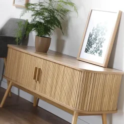 CALICOSY - TV-Meubel ERNEST - Licht hout - 55x119x39 cm