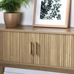 CALICOSY - TV-Meubel ERNEST - Licht hout - 55x119x39 cm