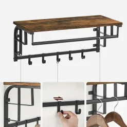 CALICOSY - Wandkapstok - - 27x66x30 cm