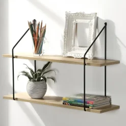 CALICOSY - Wandrek - Hout - 40x60x15 cm