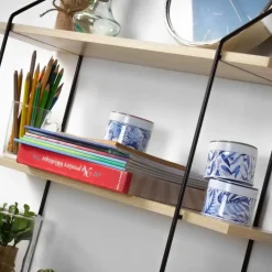 CALICOSY - Wandrek - Hout - 80x60x16 cm