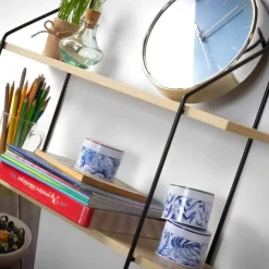 CALICOSY - Wandrek - Hout - 80x60x16 cm