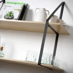 CALICOSY - Wandrek - Licht hout - 60x80x30 cm