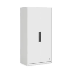 California tienerkamer 2-deurs kledingkast wit