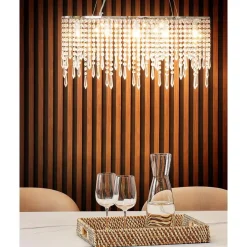 CALVELLE - Kroonluchter - Zilver - Ijzer