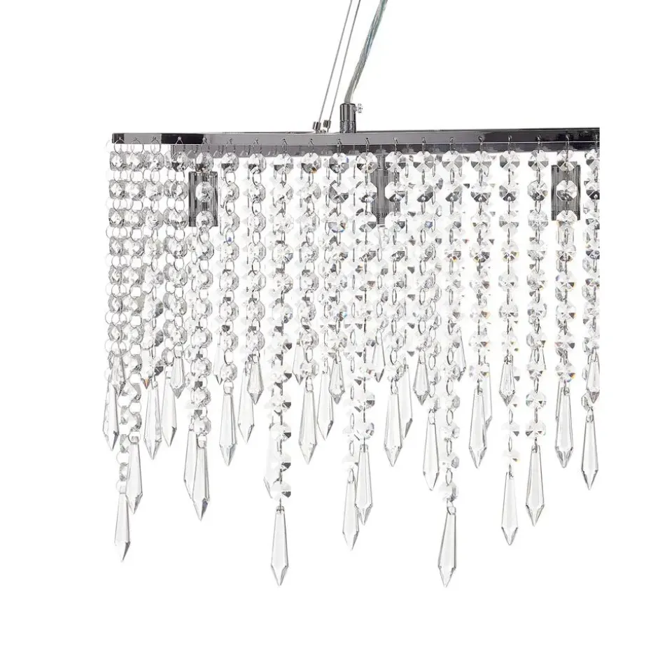 CALVELLE - Kroonluchter - Zilver - Ijzer