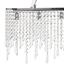 CALVELLE - Kroonluchter - Zilver - Ijzer