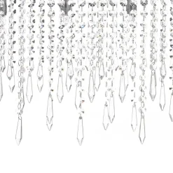 CALVELLE - Kroonluchter - Zilver - Ijzer