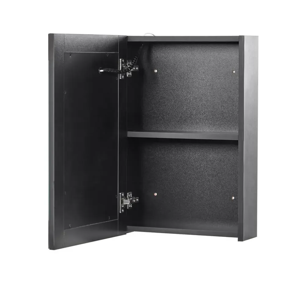 CAMERON - Badkamermeubel - Zwart - Multiplex