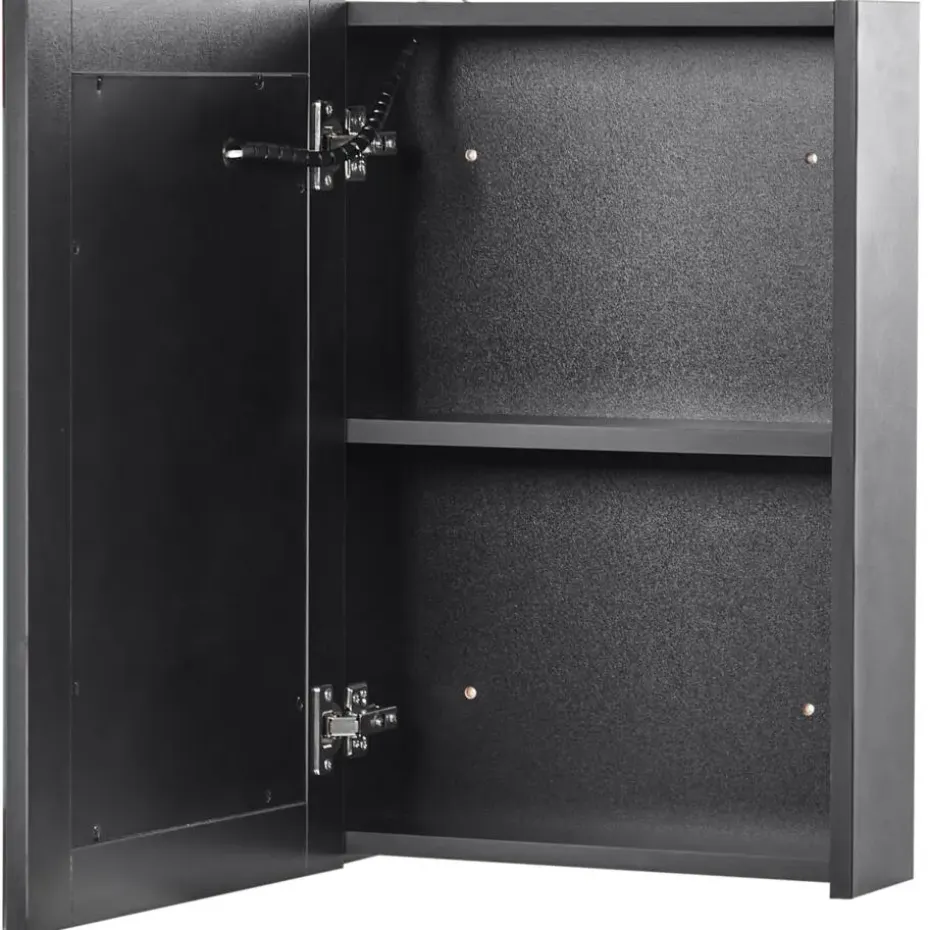 CAMERON - Badkamermeubel - Zwart - Multiplex