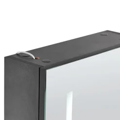 CAMERON - Badkamermeubel - Zwart - Multiplex