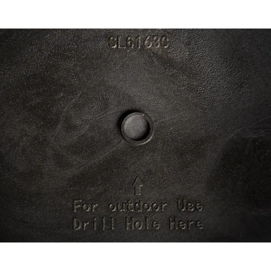 CAMIA - Bloempot set van 2 L - Grijs - Stenenmix