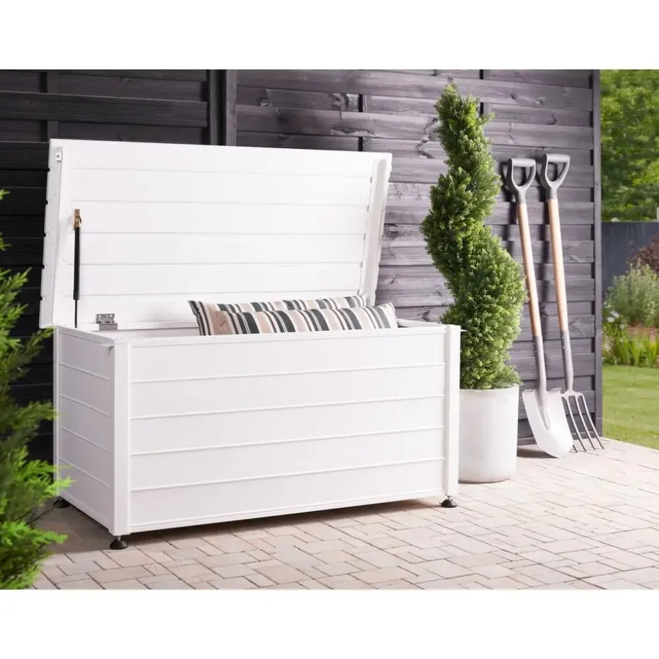 CAMPALTO - Kussenbox - Wit - 123 x 60 cm - Aluminium