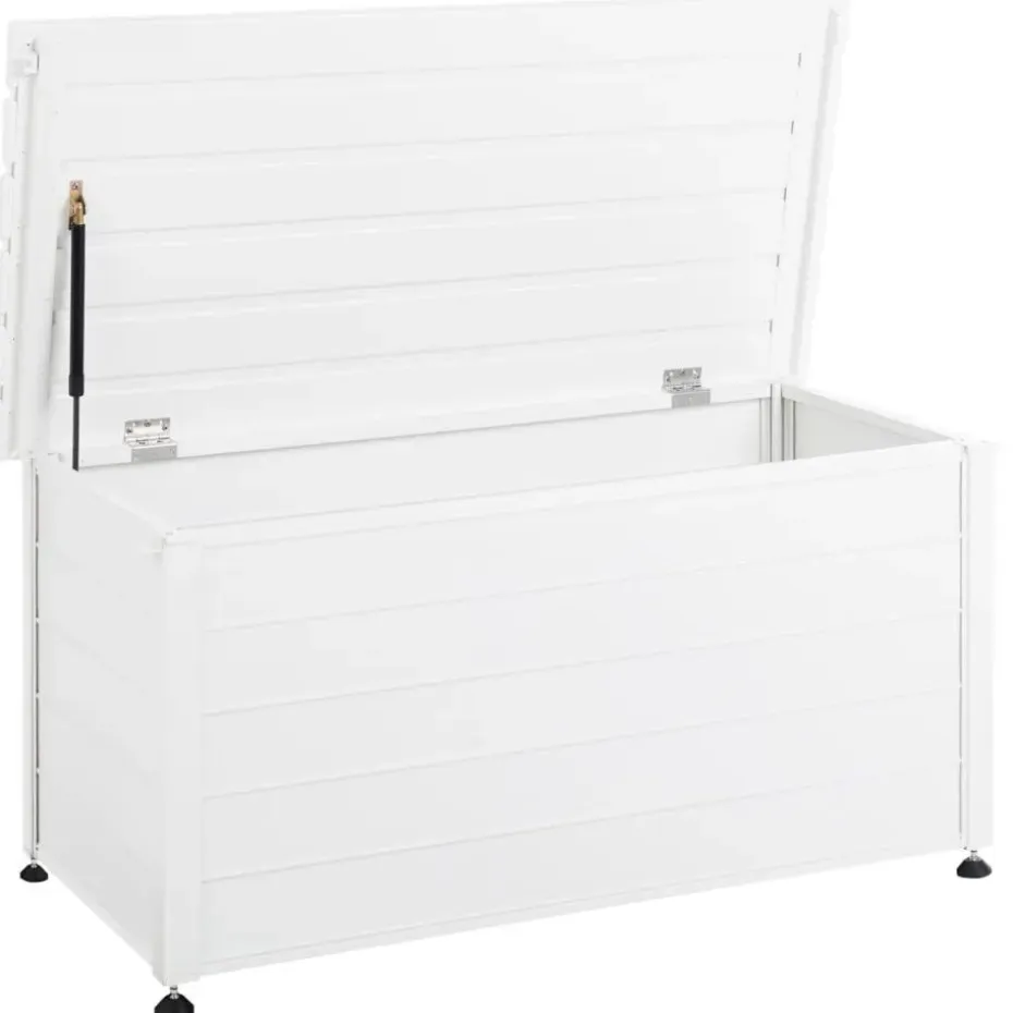 CAMPALTO - Kussenbox - Wit - 123 x 60 cm - Aluminium