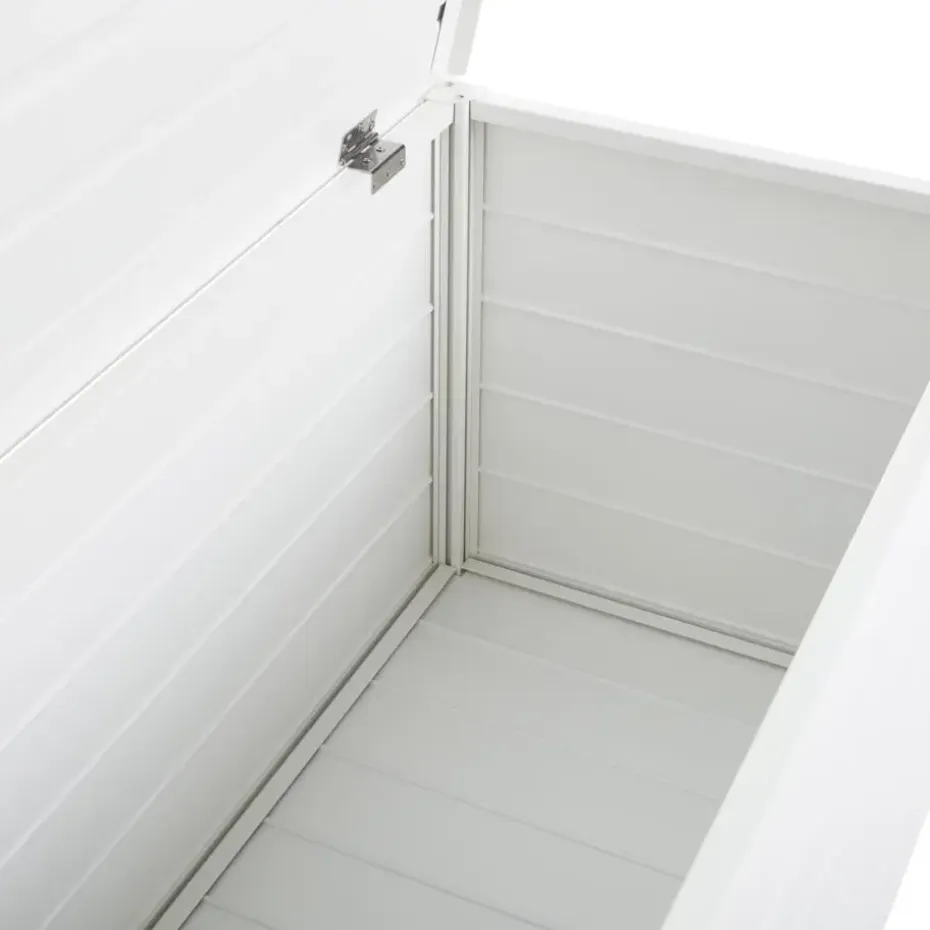 CAMPALTO - Kussenbox - Wit - 123 x 60 cm - Aluminium