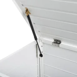 CAMPALTO - Kussenbox - Wit - 123 x 60 cm - Aluminium