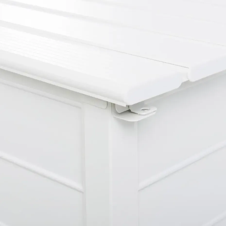 CAMPALTO - Kussenbox - Wit - 123 x 60 cm - Aluminium