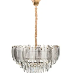 CANAGUA - Kroonluchter - Messing/Transparant - Glas