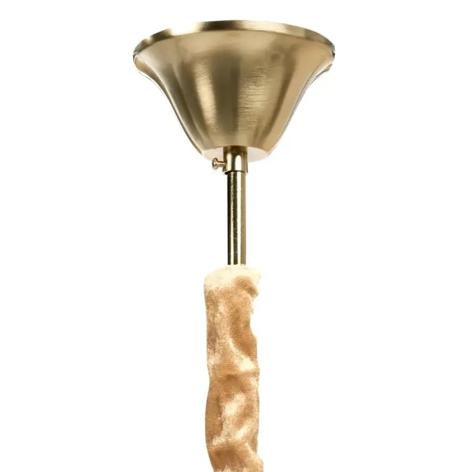 CANAGUA - Kroonluchter - Messing/Transparant - Glas