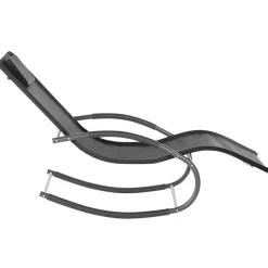 CARANO II - Strandstoel - Zwart - Staal