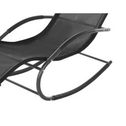 CARANO II - Strandstoel - Zwart - Staal