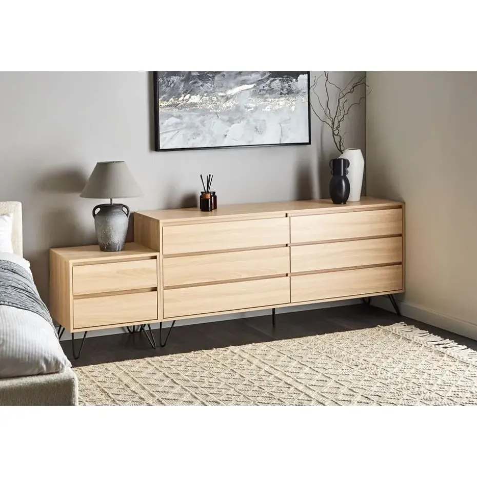 CARDIGAN - Ladekast - Lichtbruin - Vezelplaat