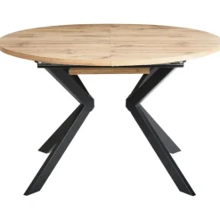 CARLEA - Uitschuifbare eettafel - Lichtbruin - MDF