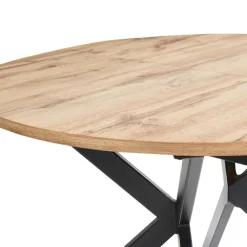 CARLEA - Uitschuifbare eettafel - Lichtbruin - MDF