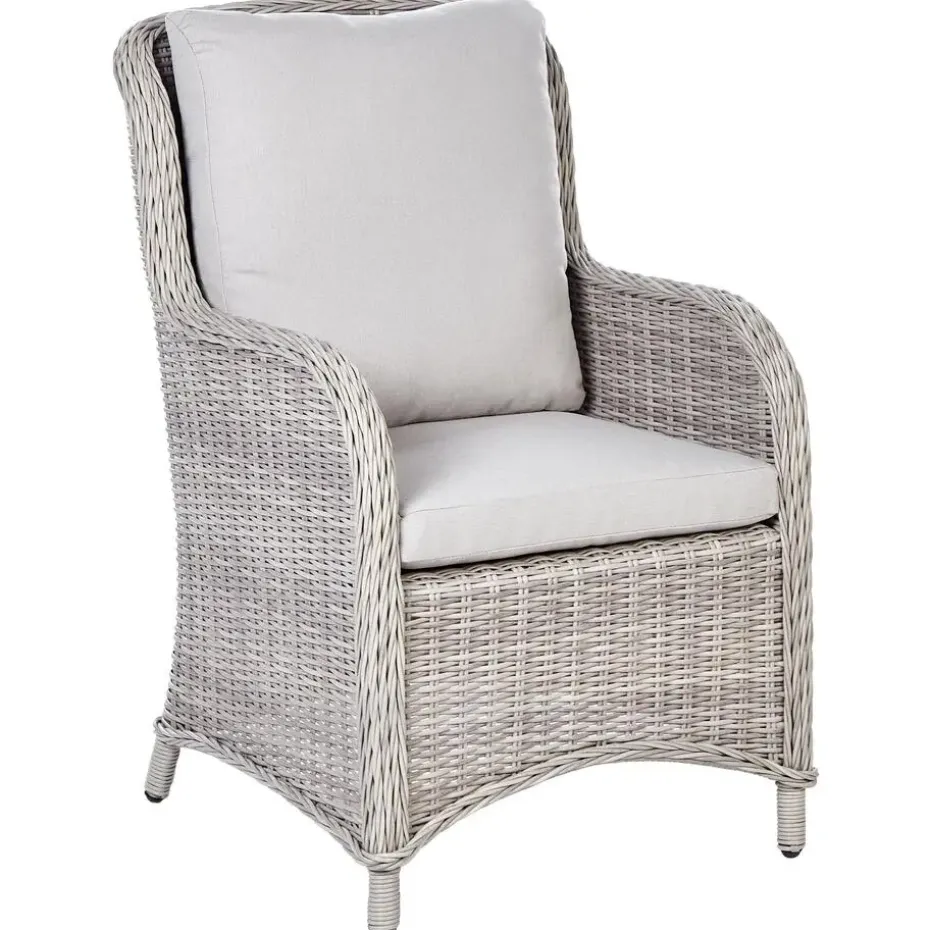 CASCAIS - Tuinstoel set van 2 - Beige - PE rotan