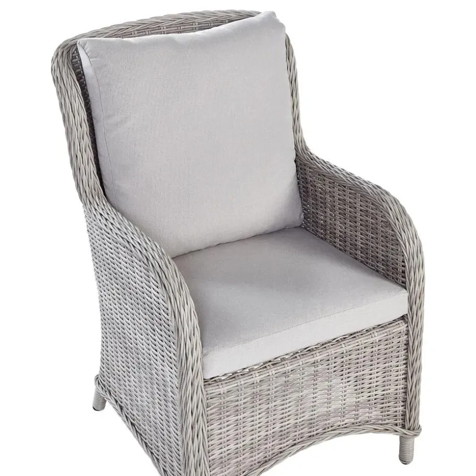 CASCAIS - Tuinstoel set van 2 - Beige - PE rotan