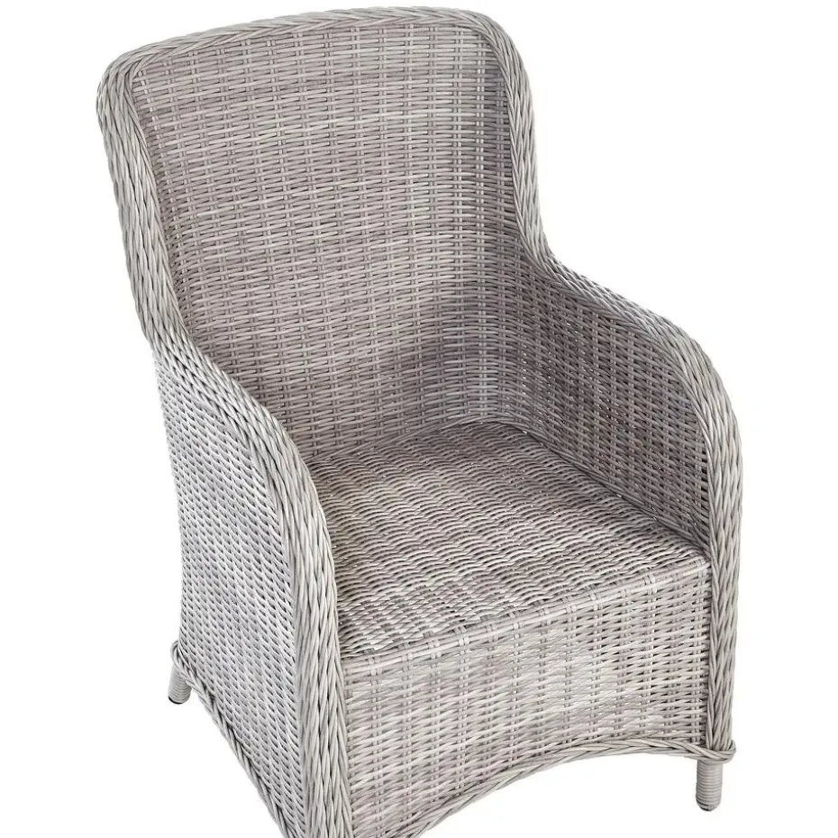 CASCAIS - Tuinstoel set van 2 - Beige - PE rotan