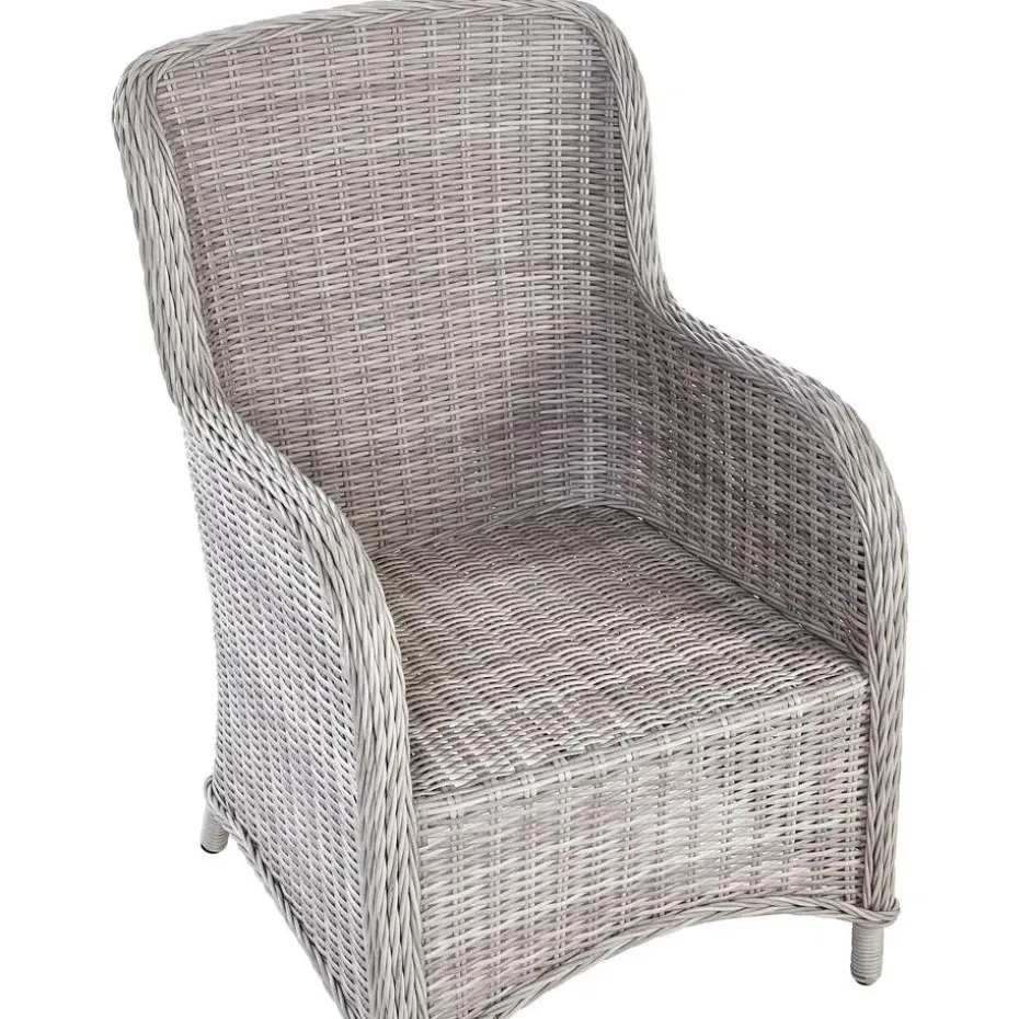 CASCAIS - Tuinstoel set van 2 - Beige - PE rotan