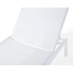 CATANIA - Strandstoel - Wit - Aluminium