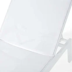 CATANIA - Strandstoel - Wit - Aluminium