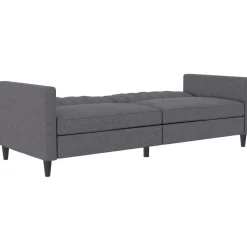 Celine - 3-zits slaapbank in grijs stof